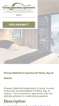 Mobile Screenshot of pioneerapartments.co.nz