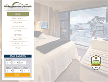 Tablet Screenshot of pioneerapartments.co.nz